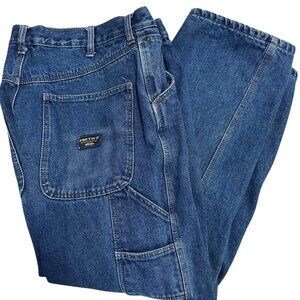 Smiths Workwear 32x28 Flannel Lined Carpenter Jeans for Men